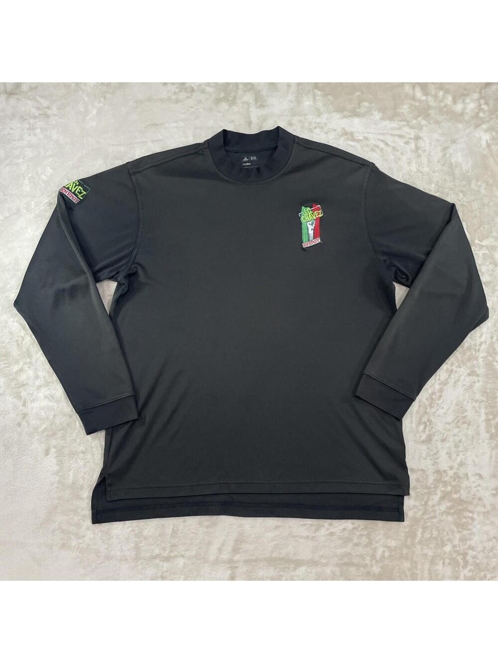 Adidas J.C. Chavez Energy Long Sleeve Climalite Black Shirt Boxing Size Medium